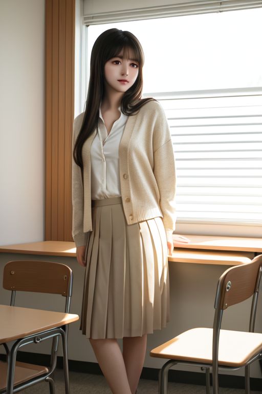 majicmixRealistic_v7 result for Classroom Character